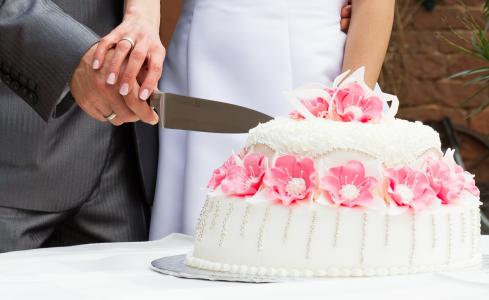婚礼，结婚，新郎，新娘，蛋糕，情况