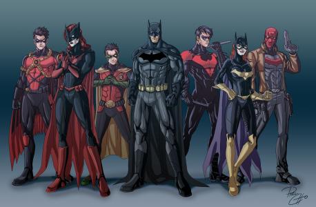 Bethmen，罗宾，漫画，蝙蝠侠，重启，漫画