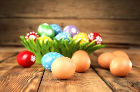 复活节彩蛋，鸡蛋，复活节