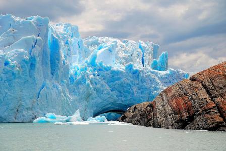 佩里托莫雷诺冰川，阿根廷，пейзаж