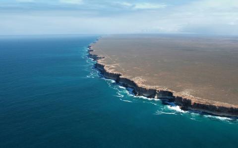 海岸，澳大利亚，南澳大利亚，nullarbor，海洋