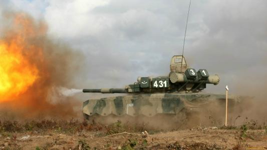 坦克，军事装备，t-80 bv