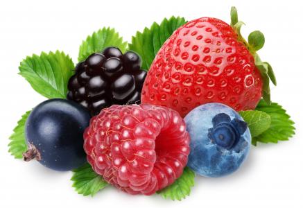 草莓，覆盆子，黑莓，蓝莓，黑醋栗，浆果