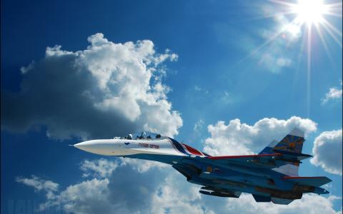 苏-27，飞机，战斗机，航空