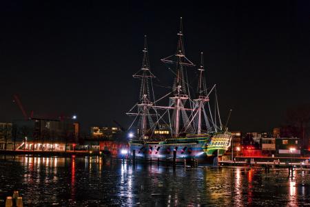 船舶，帆船，荷兰，阿姆斯特丹