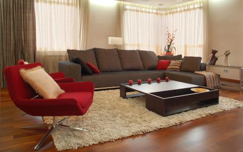 室内，房间，设计，风格，扶手椅，沙发