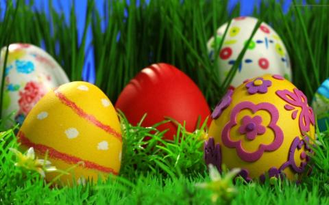 草，krashenki，复活节彩蛋，复活节彩蛋