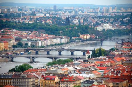 布拉格，捷克共和国，伏尔塔瓦河