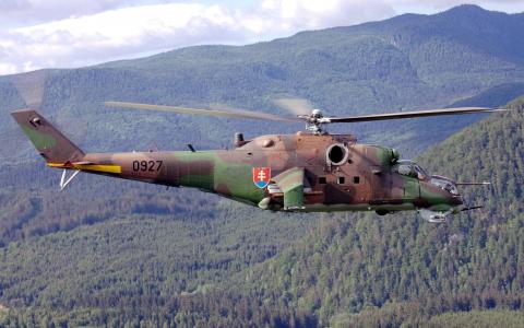 苏联，Mi-24，天空