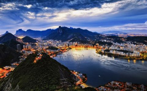 里约热内卢，城市，海湾，港口