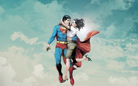 超人，lois lane，漫画，dc universe，супермен