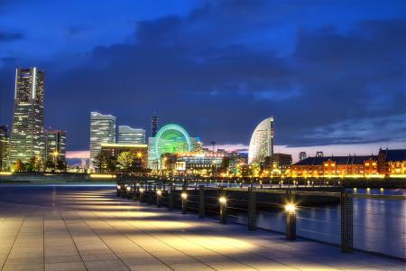 日本，夜市，横滨，夜景