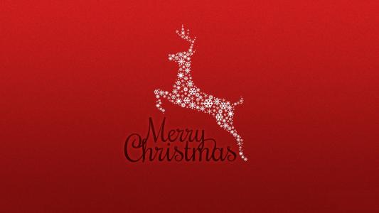 圣诞节，圣诞快乐，鹿，新年，假期