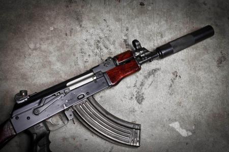 背景，AK-74，枪，武器