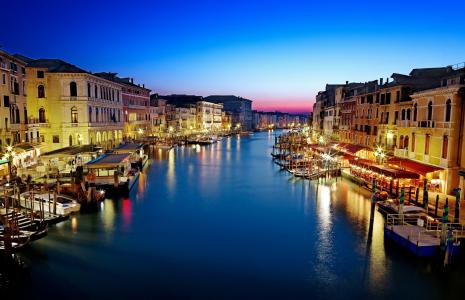 意大利，威尼斯，大运河，威尼斯，意大利