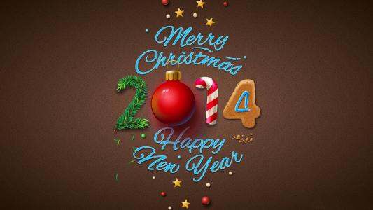 圣诞树，圣诞快乐，新的一年，2014年，新的一年