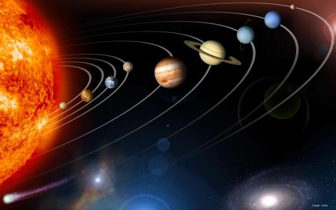 Orbita，太空，太阳，行星，系统，轨道，空间，太阳，行星，系统