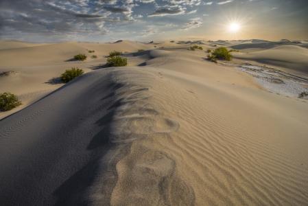 沙丘，加州，沙丘，沙漠，死亡谷，沙子