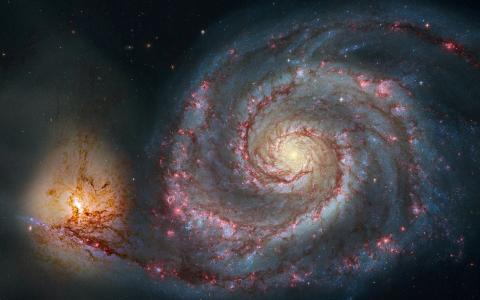 星系，螺旋，空间