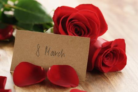 红玫瑰，玫瑰，花瓣，3月8日，浪漫，礼物，花束，红色