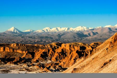 山脉，沙漠，阿塔卡马沙漠，智利