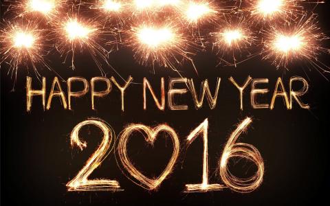 2016年，新年，我祝贺，除夕
