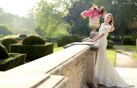 Lindsay Ellingson，模特，新娘，微笑，假期，婚礼，礼服，欢乐