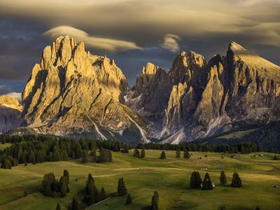 景观，自然，山，白云岩，意大利的阿尔卑斯迪斯西