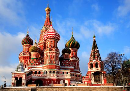 红场，圆顶，莫斯科，建筑