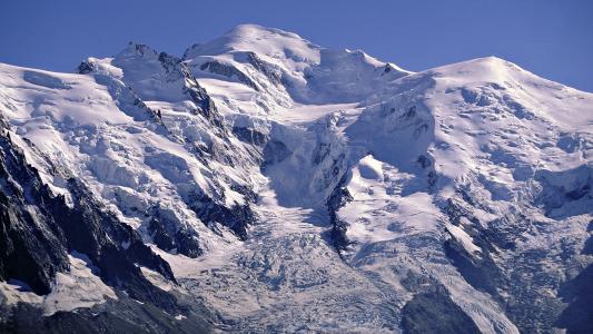 阿尔卑斯山，雪，岩石