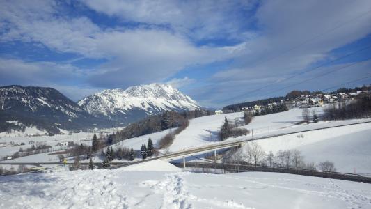 阿尔卑斯山脉，群山，一系列达赫斯坦，一片风景，一片gri mountain
