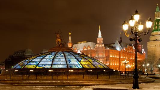 Manezhnaya广场，莫斯科