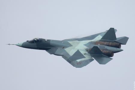 t-50-2，飞机，俄罗斯，苏霍伊，天空