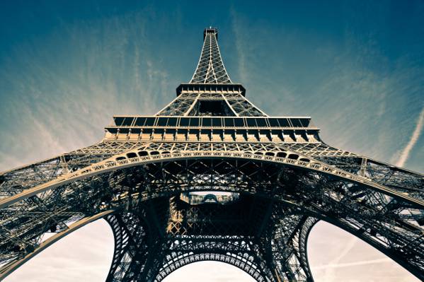 吸引力,法国,法国,建筑,巴黎,埃菲尔铁塔,拉埃菲尔铁塔,巴黎,艾菲尔铁塔,天空,...