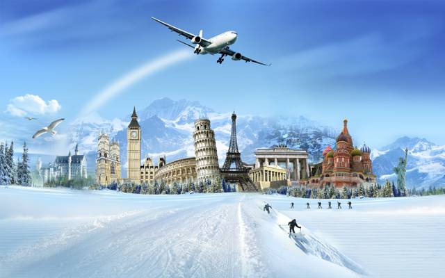 山,滑雪者,萨博尔,Winter.snow,罗勒,自由,雕像,建筑,飞机,比萨