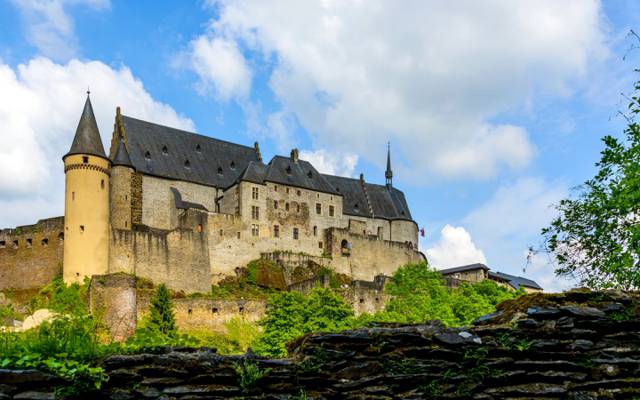照片,卢森堡,维安登城堡,城市,城堡