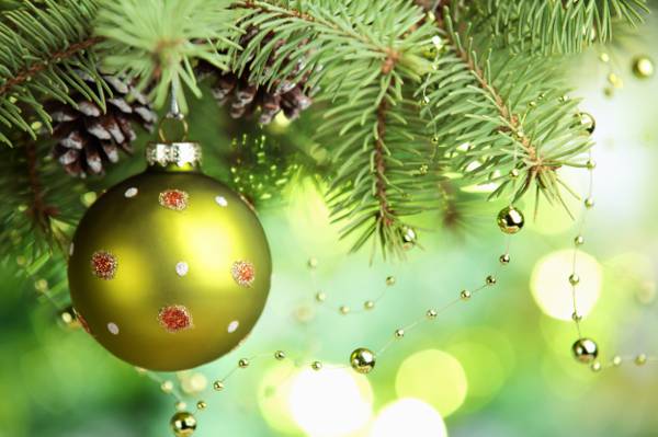 新年,分支,云杉,假期,珠,绿色,玩具,圣诞节,颠簸,球,树,新年,球,...