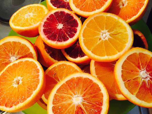切半柑橘类水果高清壁纸