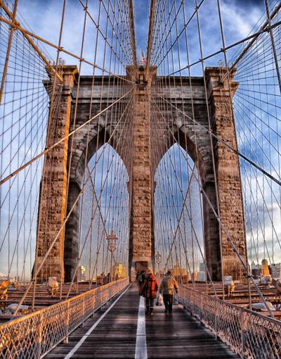 曼哈顿大桥照片高清壁纸