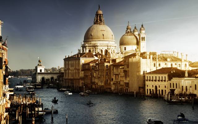 吊船,威尼斯,意大利,建筑,船,通道,威尼斯,建筑,意大利