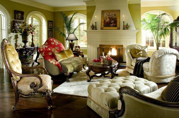房间,沙发,设计,表,风格,图片,室内,鲜花,枕头,椅子,壁炉,椅子,火