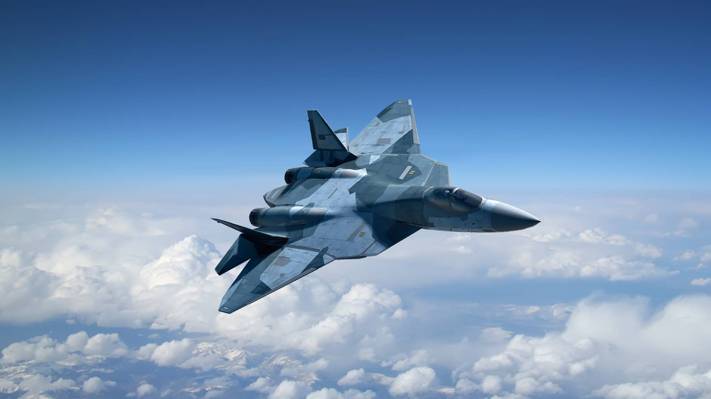 有前途的航空复杂战术航空,俄罗斯空军,PAK FA,T-50,人物,苏霍伊,俄罗斯...