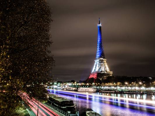 艾菲尔铁塔,巴黎,艾菲尔铁塔的时间推移摄影艾菲尔铁塔的高清壁纸