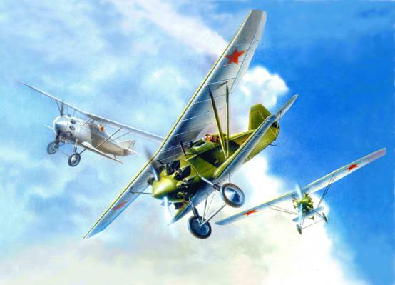 艺术,飞机,苏联,单,和4,飞机,其中,保罗干,成为俄罗斯的翅膀,苏维埃...