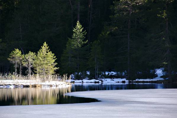 在白天照片高清壁纸白雪皑皑的湖