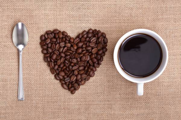 壁纸杯,心,谷物,我爱咖啡,咖啡,勺子