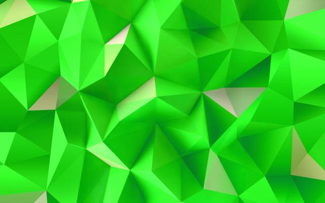 三角形,摘要,墙纸,绿色
