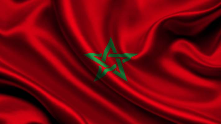 国旗,摩洛哥,摩洛哥