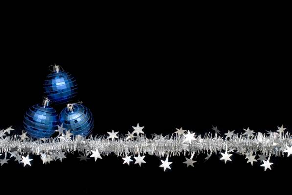 节日,金属丝,圣诞节,明星,新年,新的一年,黑色,球,圣诞节