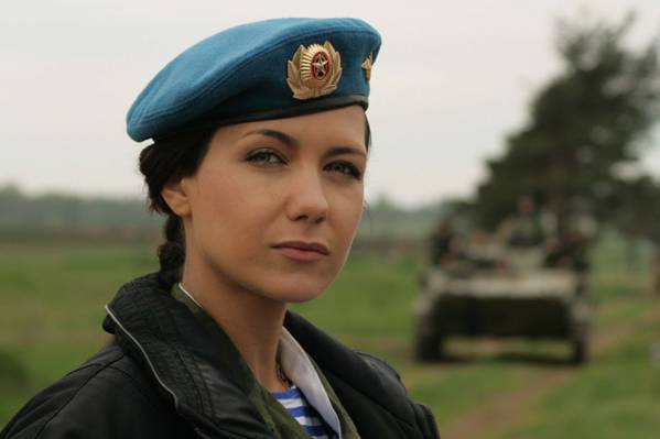 Very beautiful actress, military., Ekaterina Klimova, the film "Second wind" 200